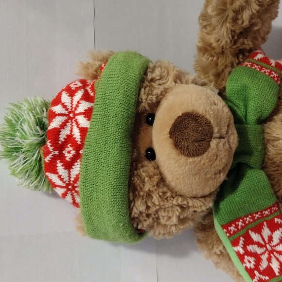 Hug Fun Intl plush bear 18" - Picture 2 of 8